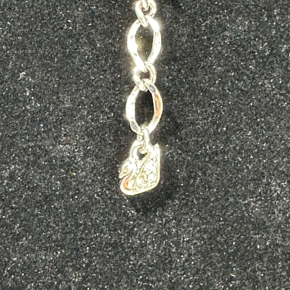 Swarovski Crystal & Faux Pearl Choker 4 Strand Necklace - Picture 2 of 6